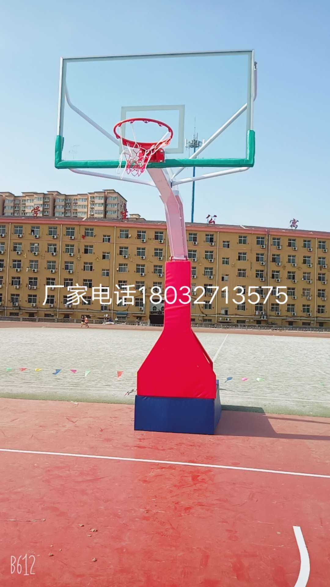 三色平箱仿液壓籃球架 三色平箱仿液壓籃球架