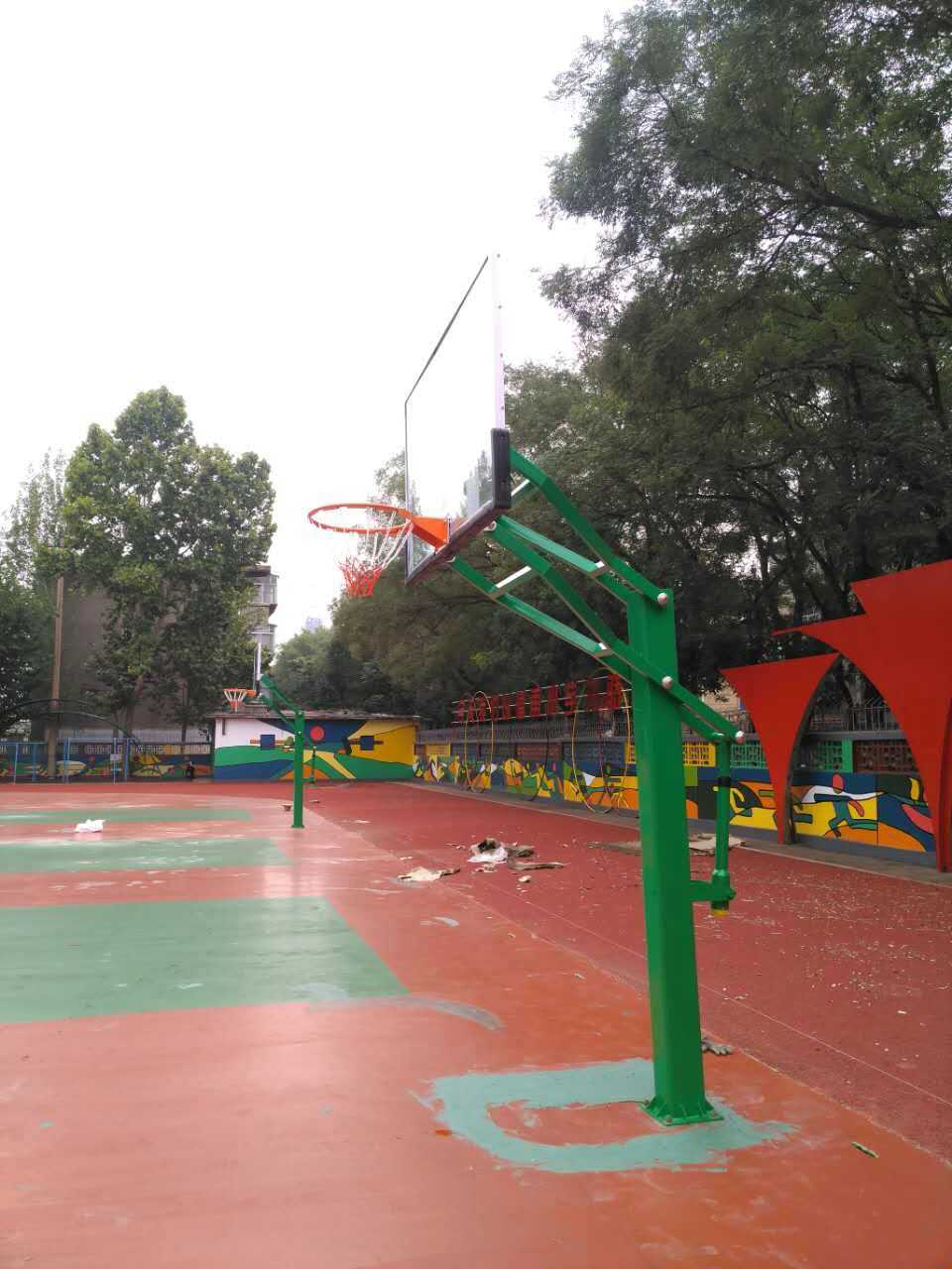 地埋式籃球架 地埋式籃球架