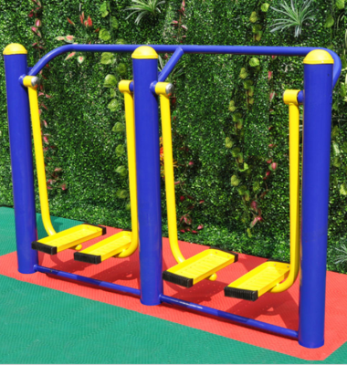 天津大港客戶定制戶外健身路徑雙人漫步機